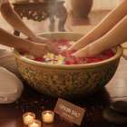 エプソムソルト　足湯